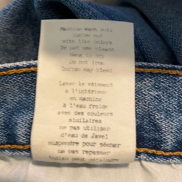 Rag & Bone Fit 2 Slim-Fit Straight Leg Jeans Blue Medium Wash Denim 27 - Picture 10 of 11